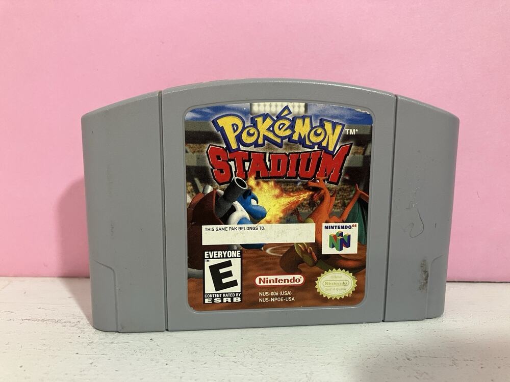 Pokemon Stadium N64 Nintendo 64 Tested/Working Authentic Cartridge Only